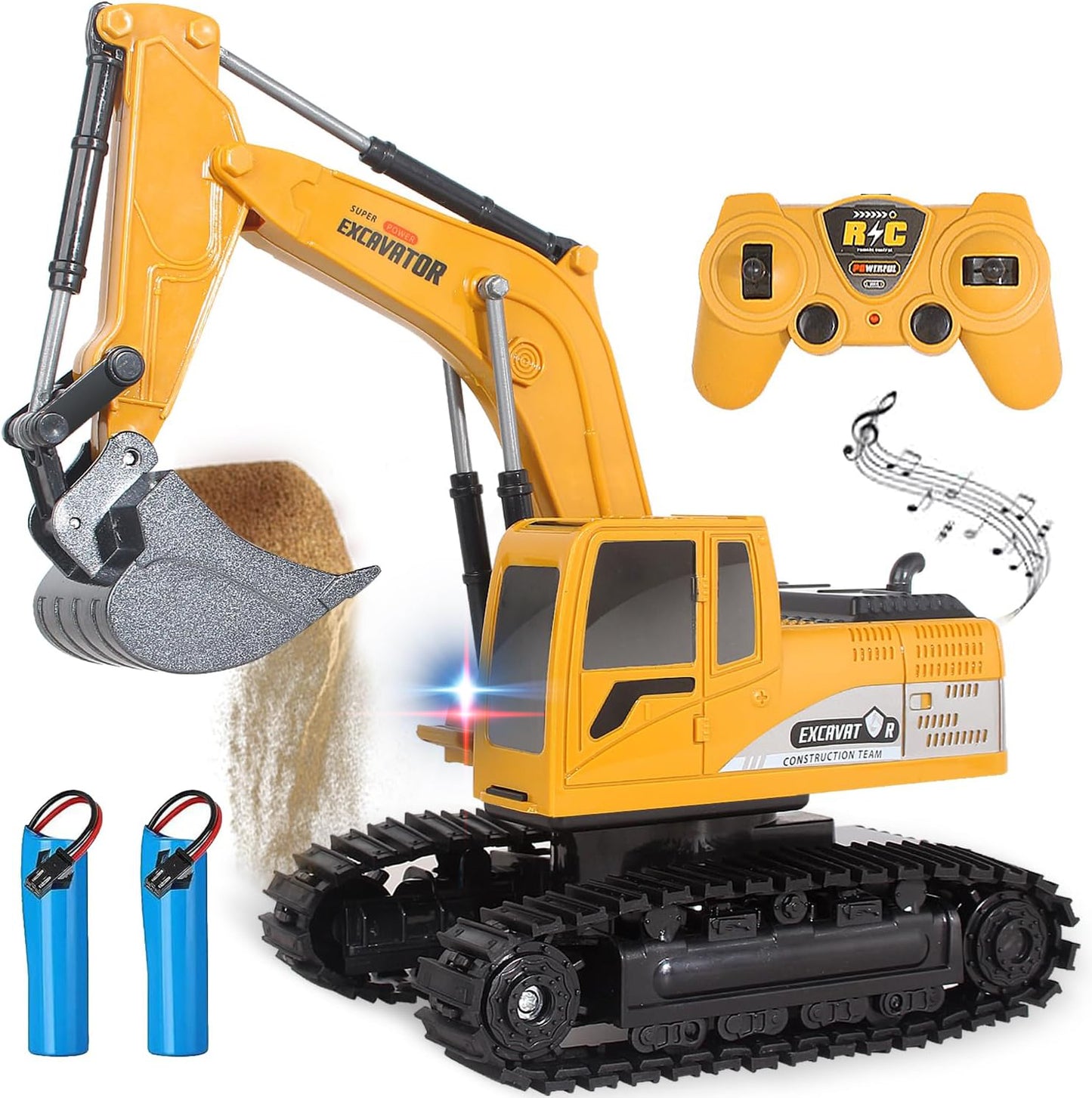 RC Excavator Toy for Kids – Remote Control Construction Truck (Ages 3–8)